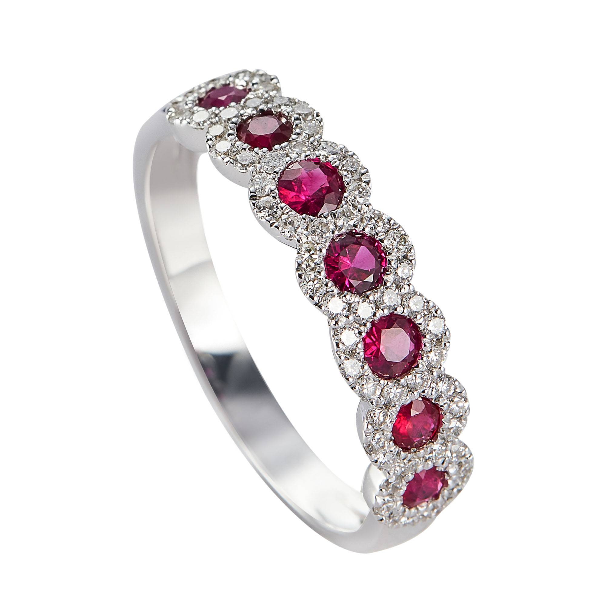 Anais Ruby Gemstone Diamond Ring | HABIB Jewels